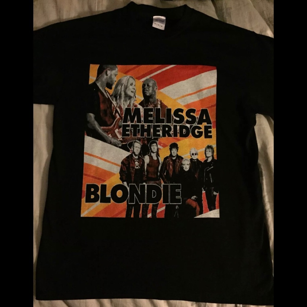 Melissa Etheridge & Blondie Tshirt Men’s sz M 2015 @theGreek LA country rock NEW
